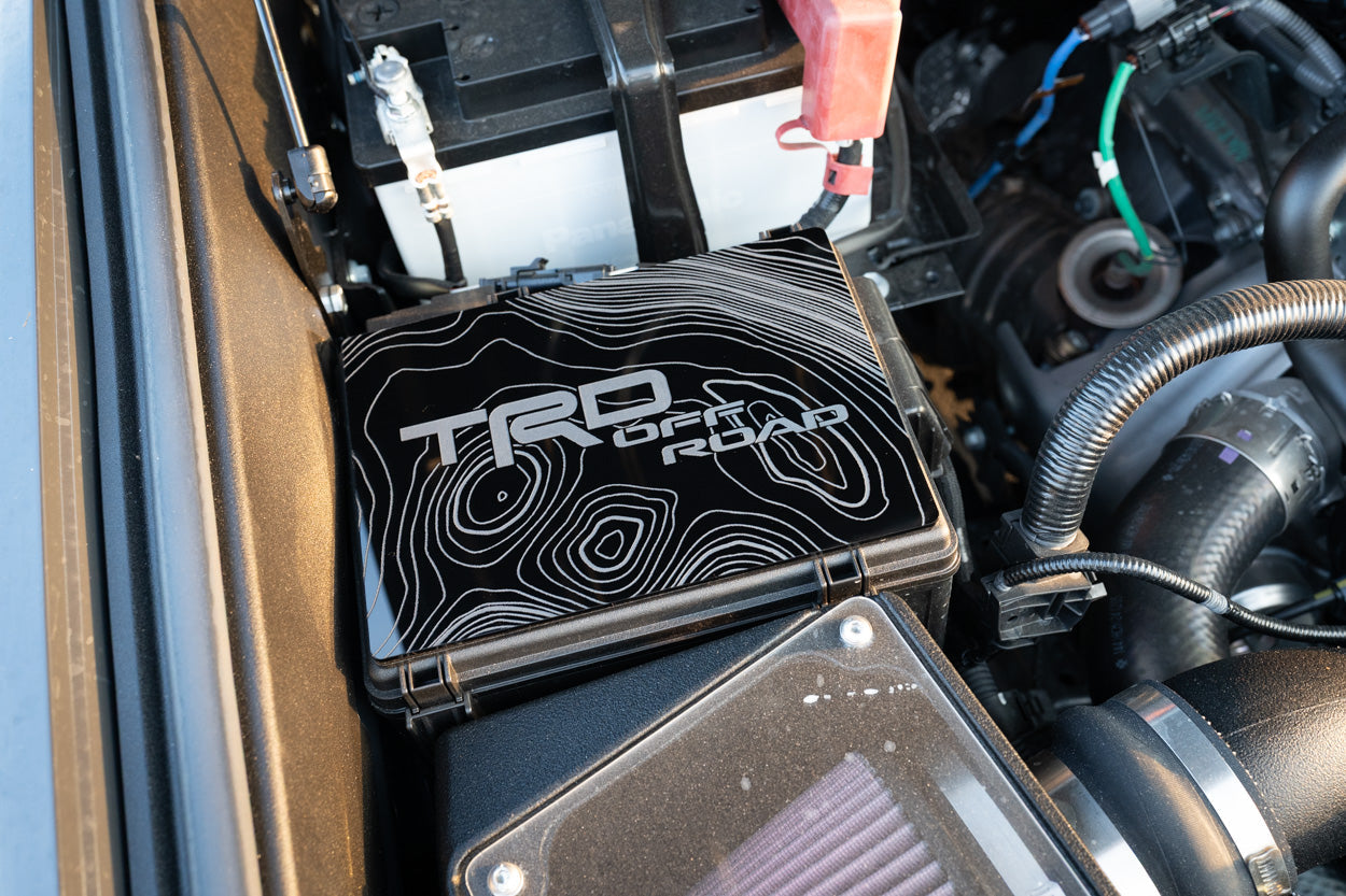 TRD Offroad or Sport Fuse Box Acrylic Plates - *2024+ Tacoma / 2025+ 4Runner