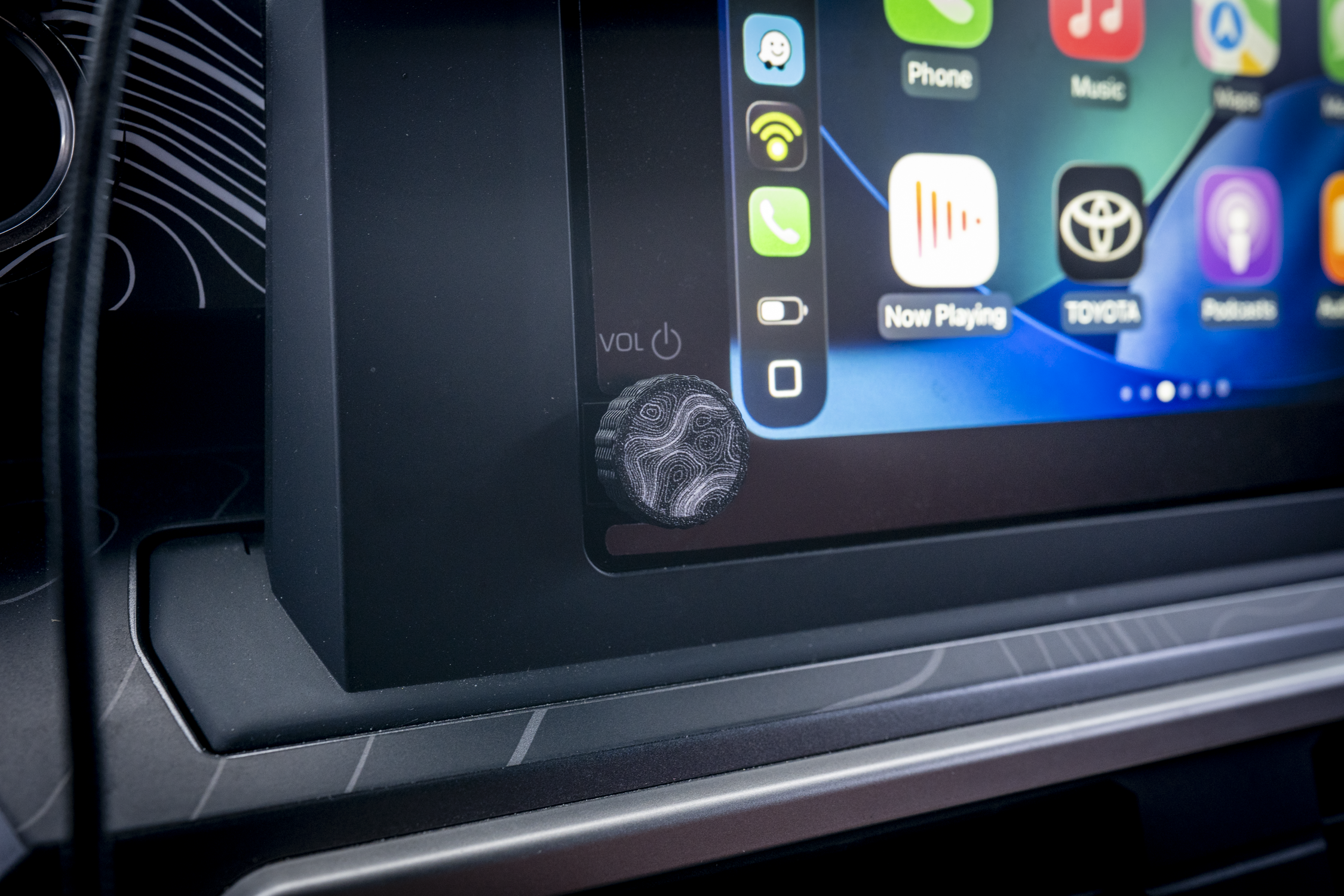 Custom Radio Knob - 2024+ Tacoma 8" / Land Cruiser / 2025+ 4Runner 8"