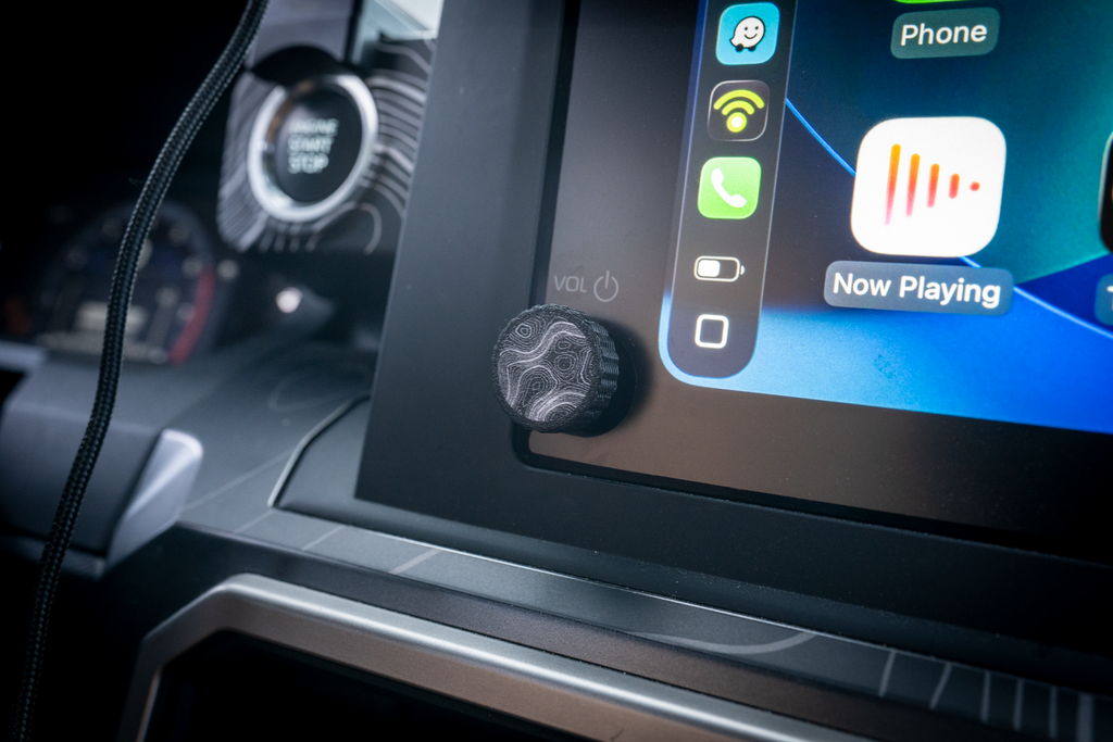 Custom Radio Knob - 2024+ Tacoma 8" / Land Cruiser / 2025+ 4Runner 8"