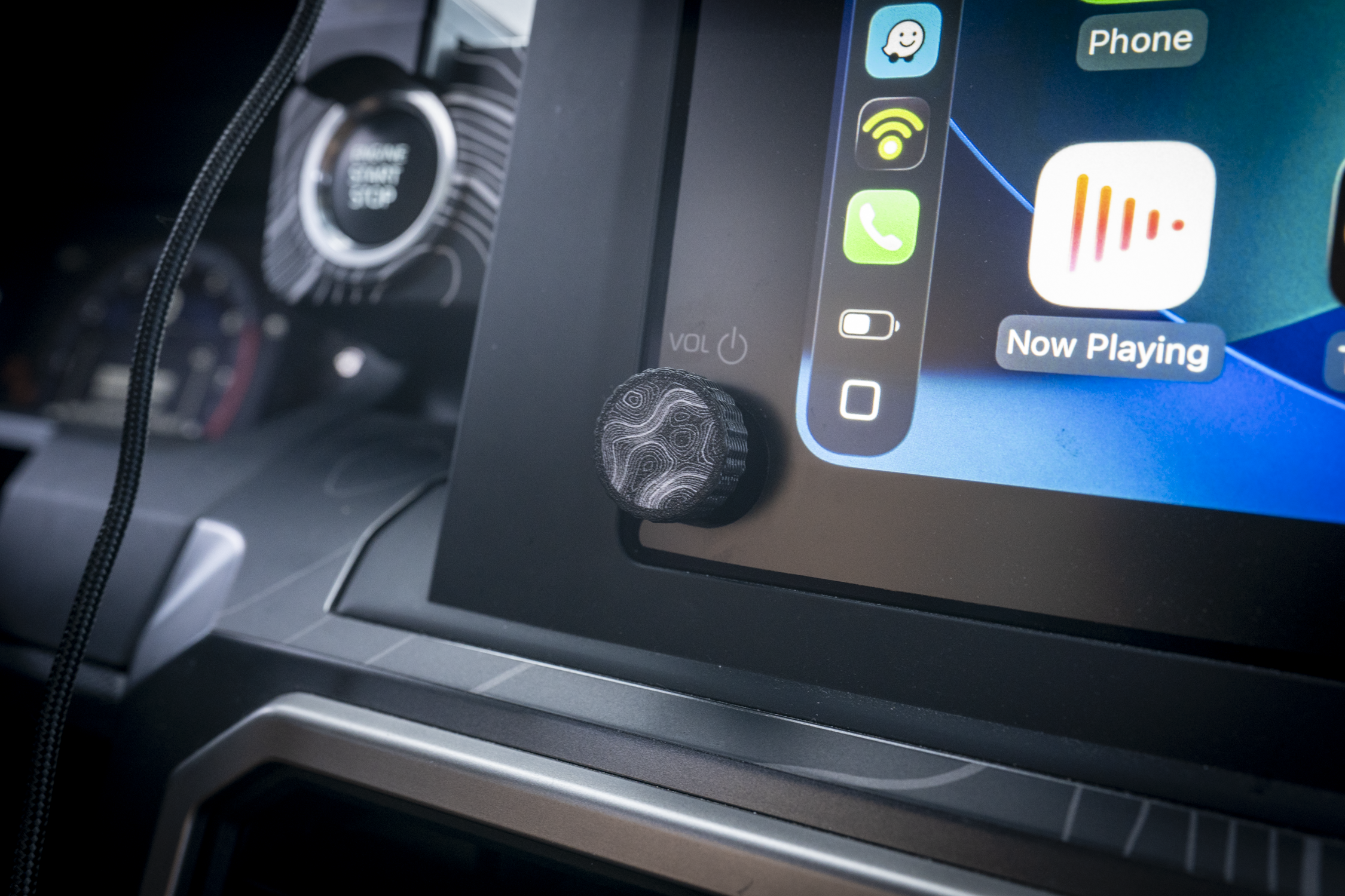 Custom Radio Knob - 2024+ Tacoma 8" / Land Cruiser / 2025+ 4Runner 8"