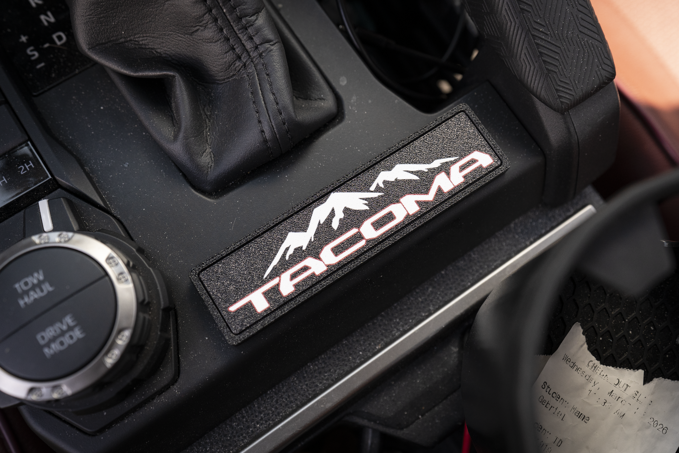 Shifter Trim Blank / Poverty Button Cover Plate - 2024+ Tacoma / 2025+ 4Runner