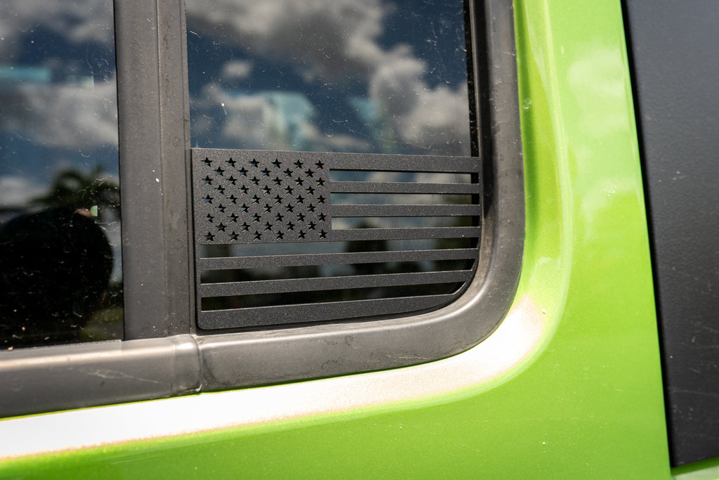 Acrylic Rear Window Flags - 2018+ Wrangler JL / 2020+ Gladiator JT