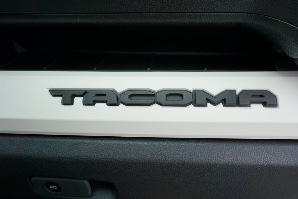 Glovebox Letters (2024+ Tacoma) - BLACK