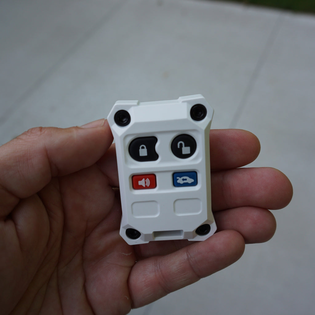 Injection Fob IF033 (Ford 4 Button) - WHITE