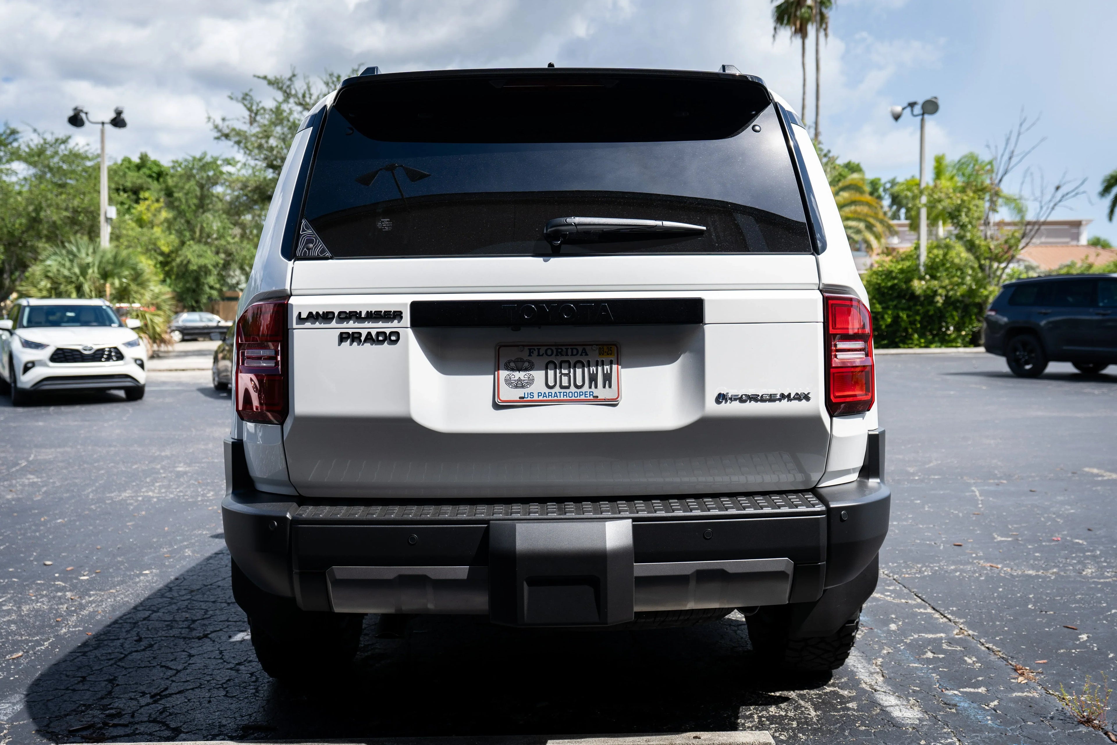 Black "PRADO" Acrylic Emblem - 2024+ Land Cruiser