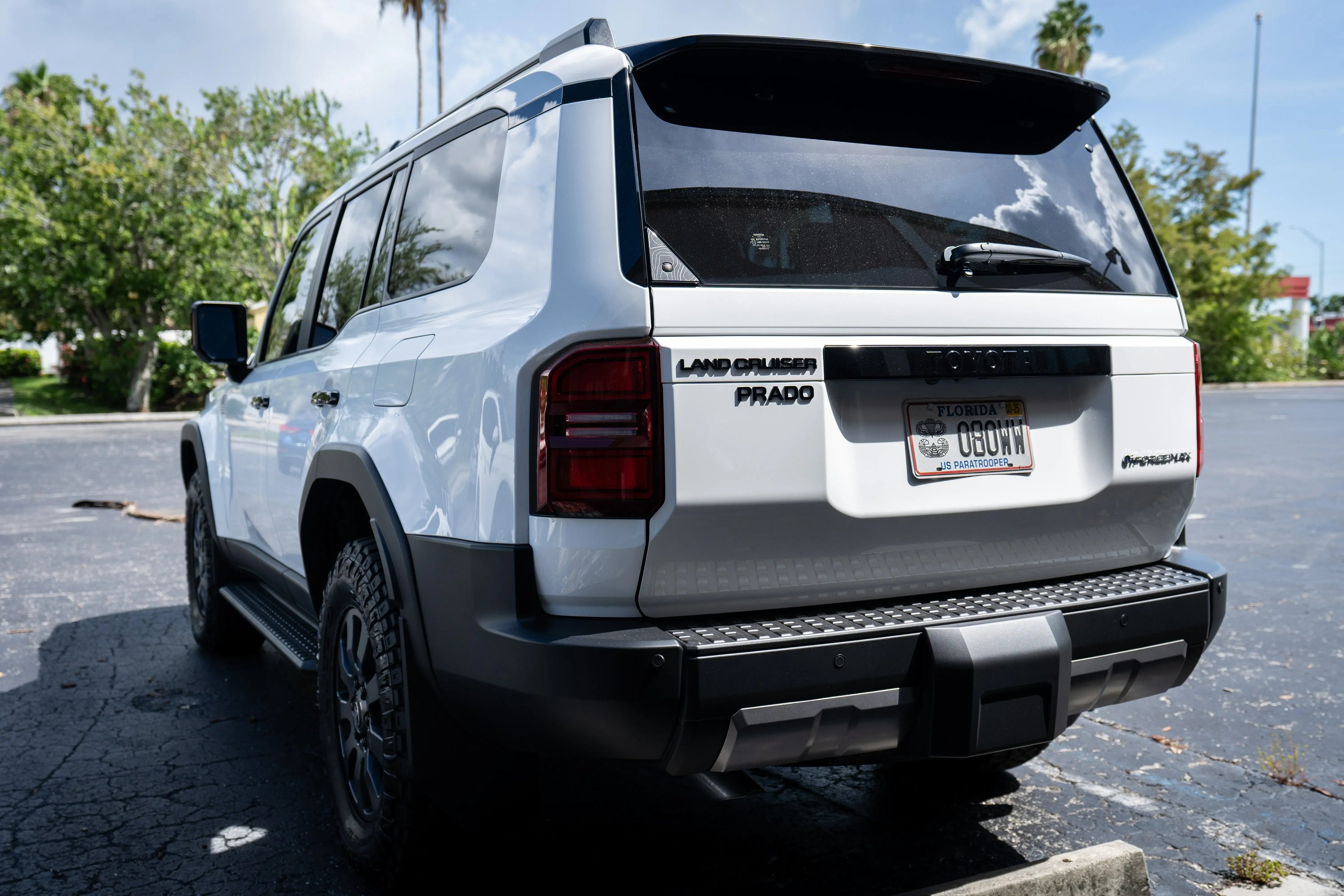 Black "PRADO" Acrylic Emblem - 2024+ Land Cruiser