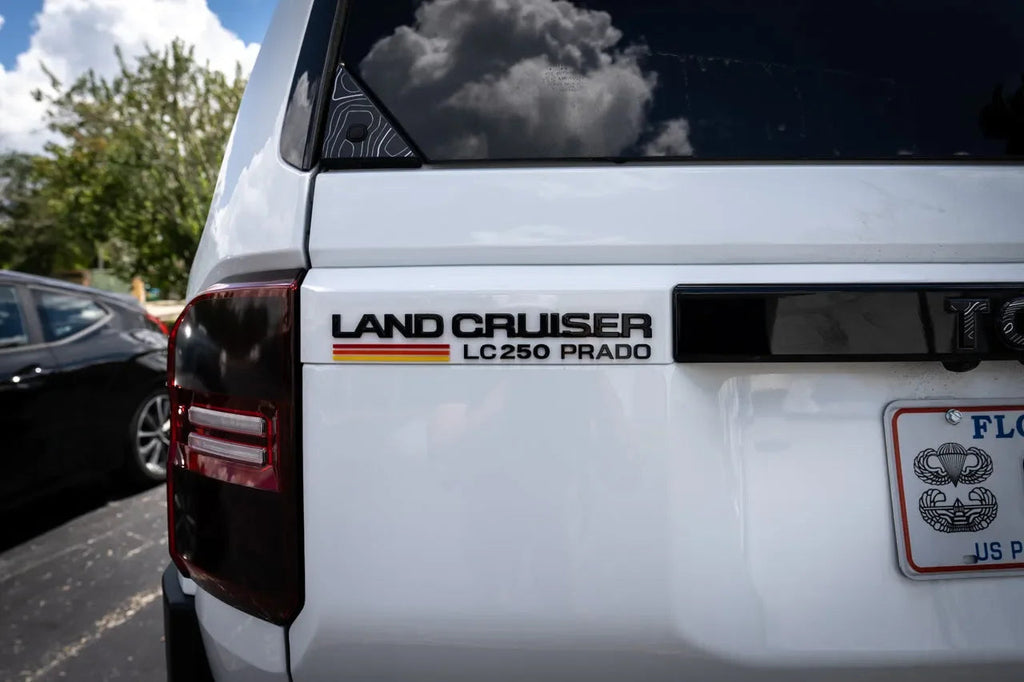 LC 250 Prado Acrylic Laser Series Tailgate Badge - 2024+ Land Cruiser