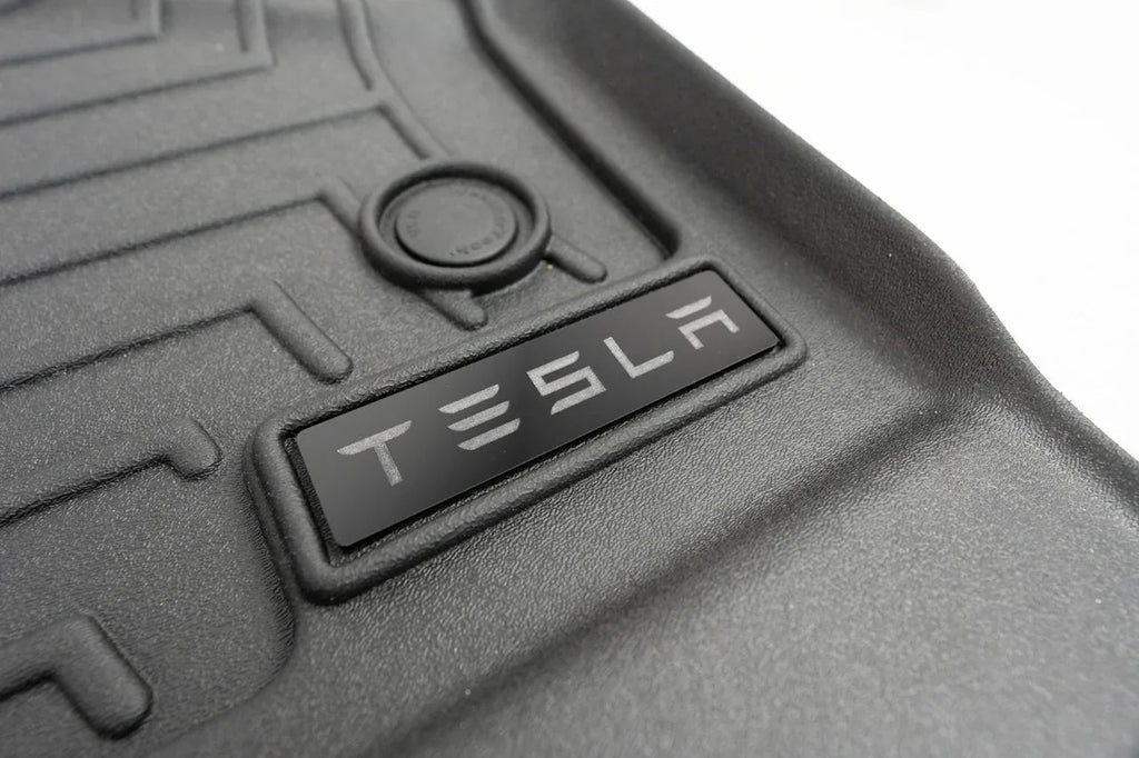 Tesla Logo Emblem for WeatherTech Floor Mats - Model S, X, 3, and Y