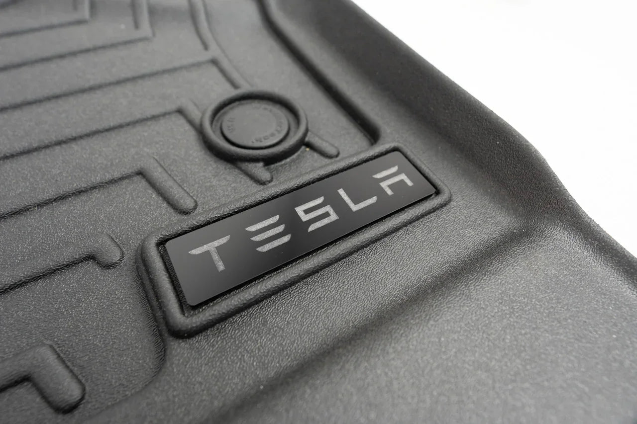 Tesla Logo Emblem for WeatherTech Floor Mats - Model S, X, 3, and Y