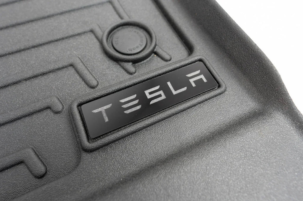Tesla Logo Emblem for WeatherTech Floor Mats - Model S, X, 3, and Y