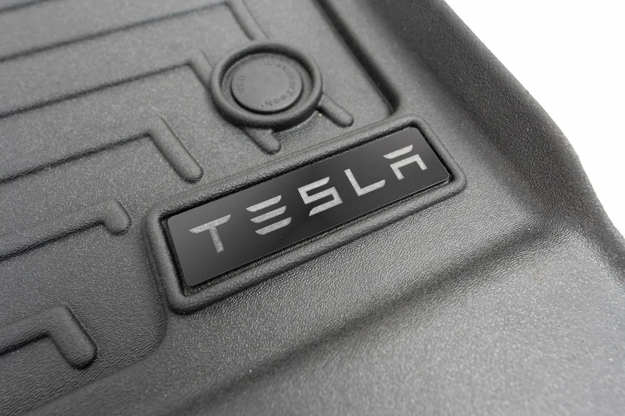 Tesla Logo Emblem for WeatherTech Floor Mats - Model S, X, 3, and Y