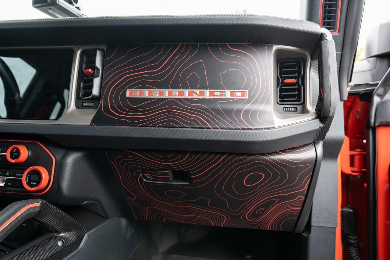 Topo 3 Piece Dash Kit (Printed Series) - 2021+ Bronco
