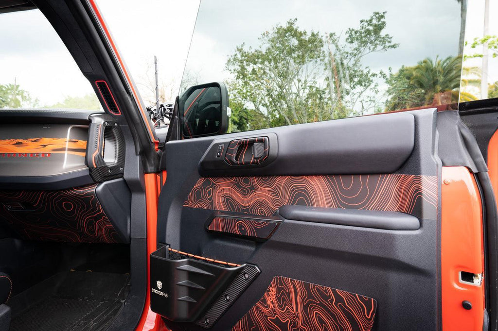 Topo Interior Door Cup Protector Kit - 2021+ Bronco