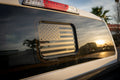 American Flag Rear Window Overlay - 2024+ Ranger w/ Small Center Rear Window
