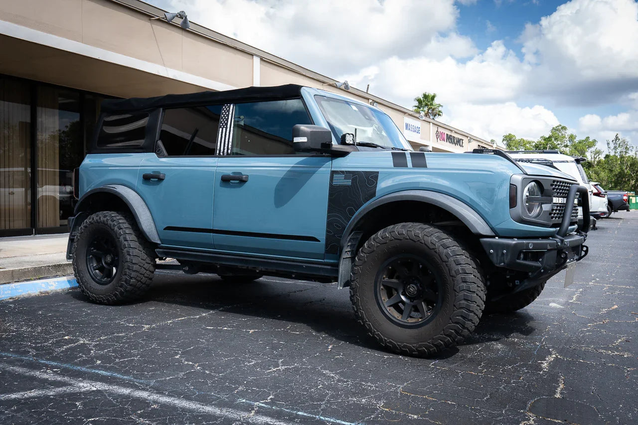 Solid Color Lower Door Spear Stripe Kit - 2021+ Bronco 4 Door