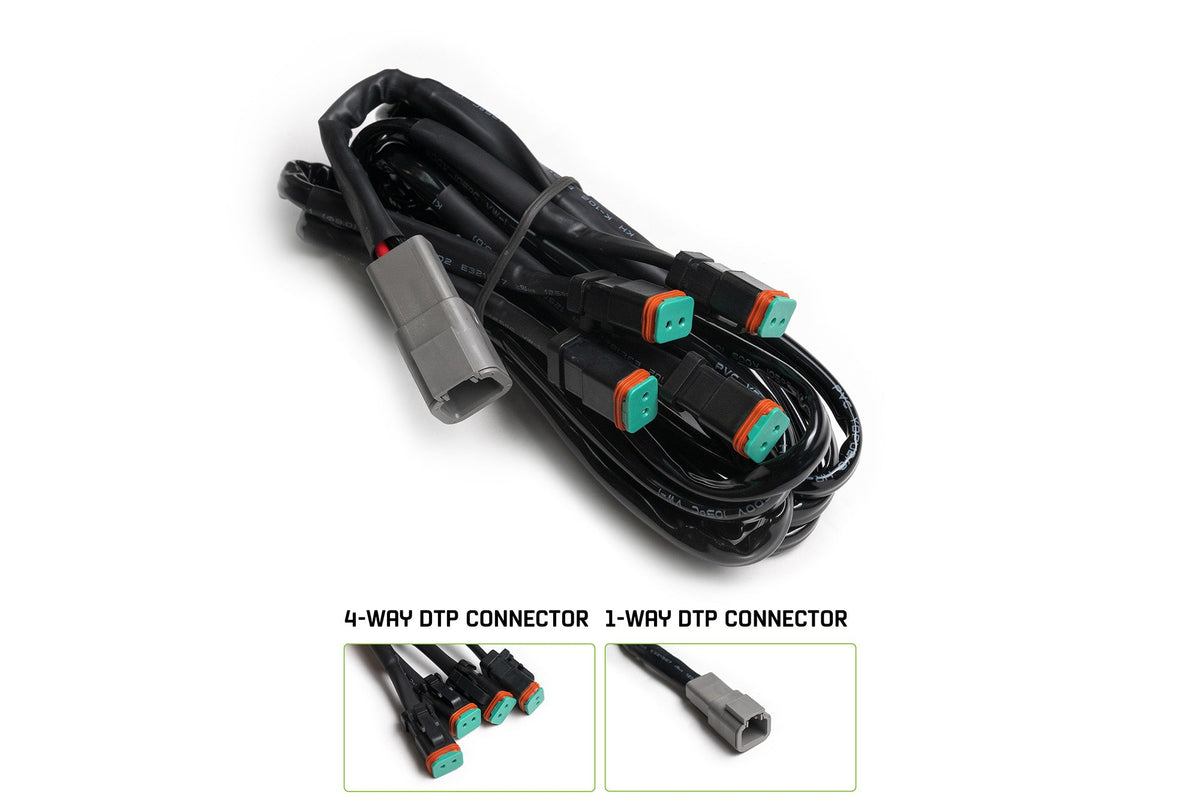 4-Way 1-DTP to 4-DTP Plug Harness
