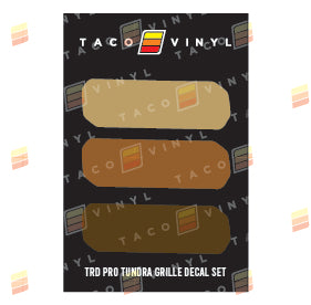 2014-2021 Tundra Grille Decals