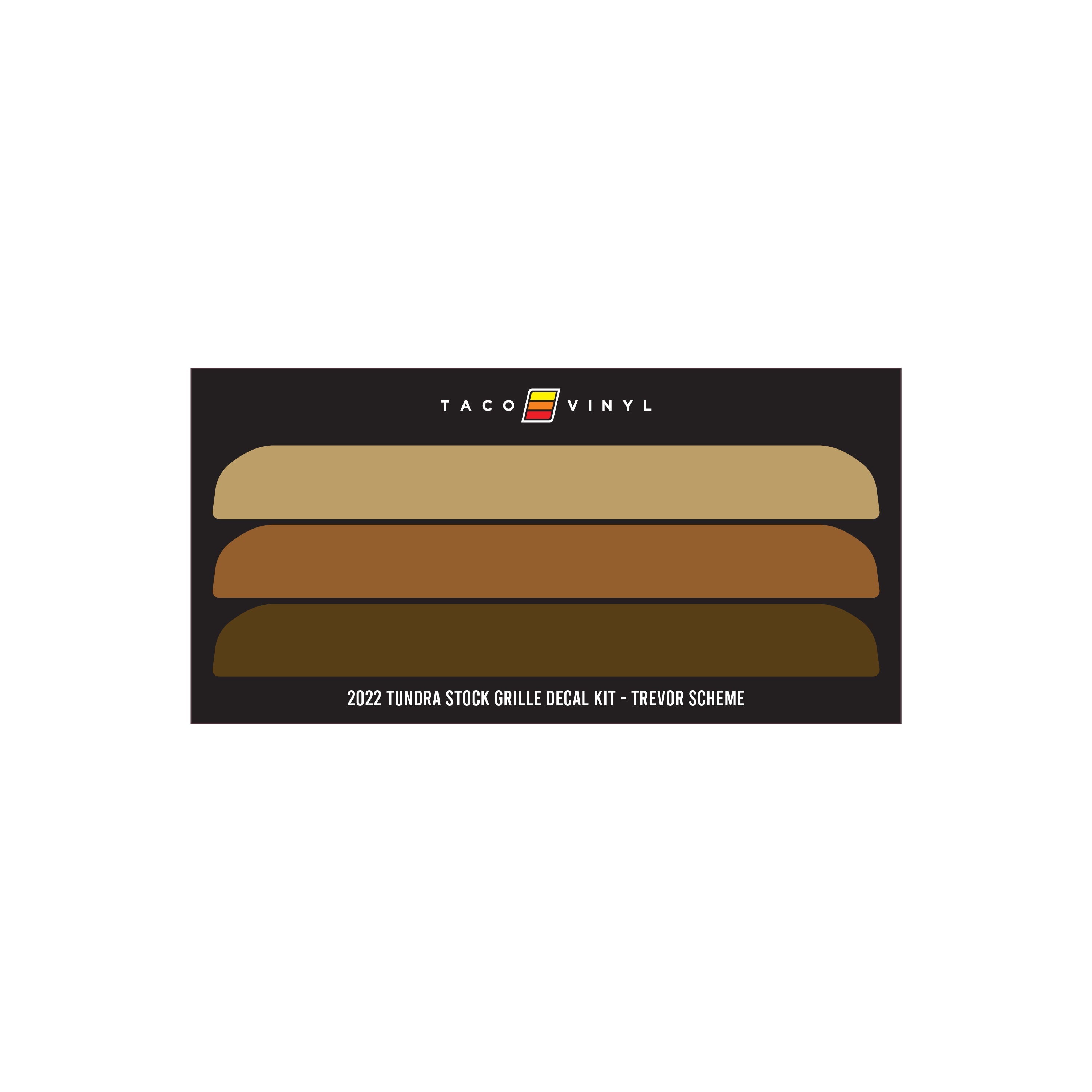 2022+ Tundra Offroad Grille Decal