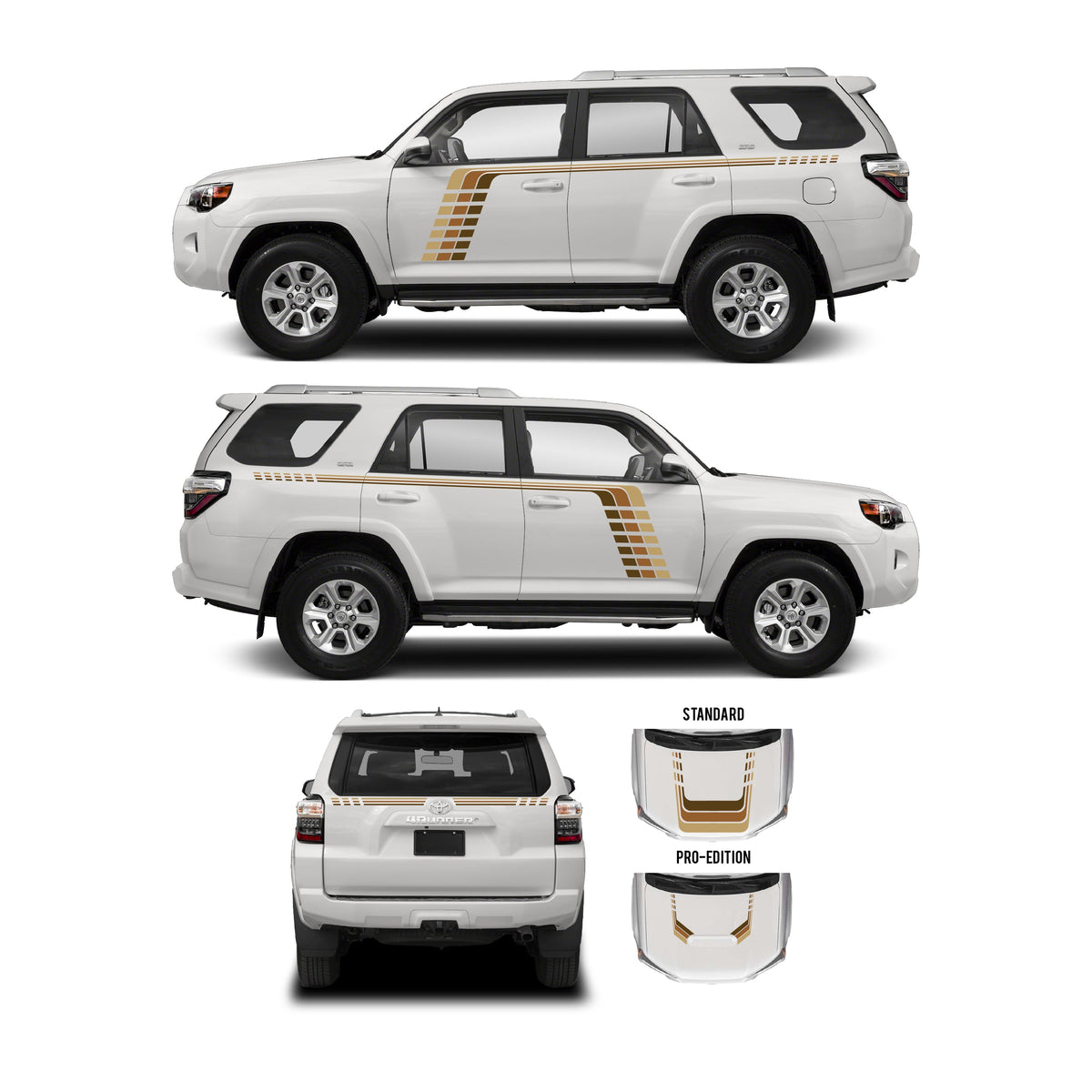 2010-2024 4Runner Checkered Stripe Kit