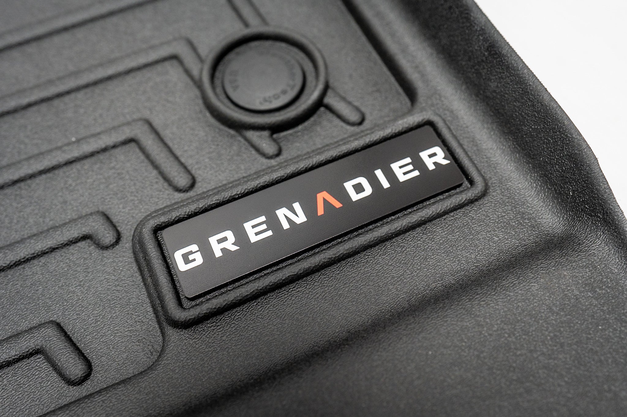 "Grenadier" Weathertech Floor Mat Logo (Etched Acrylic) - Universal