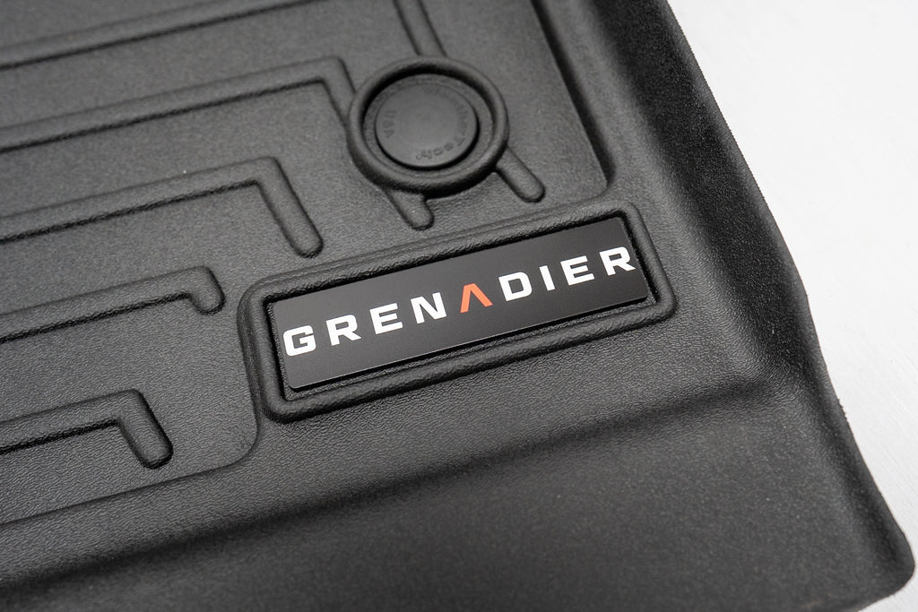 "Grenadier" Weathertech Floor Mat Logo (Etched Acrylic) - Universal