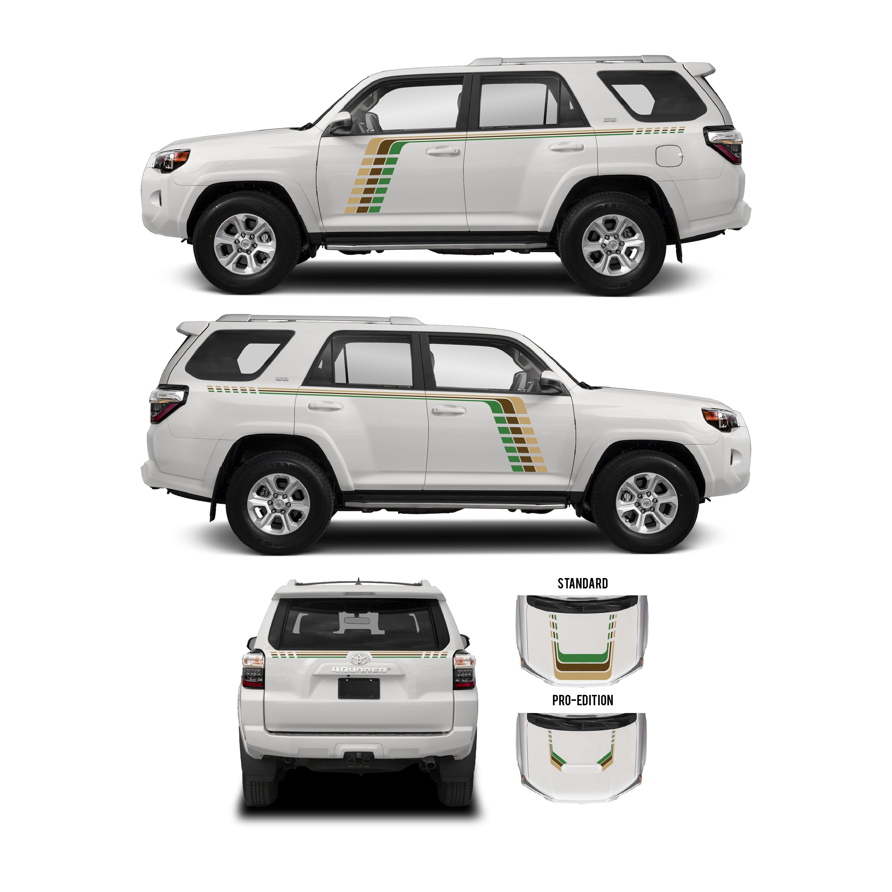 2010-2024 4Runner Checkered Stripe Kit