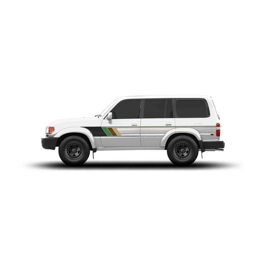 80 Series Land Cruiser Checkered Stripe Kit