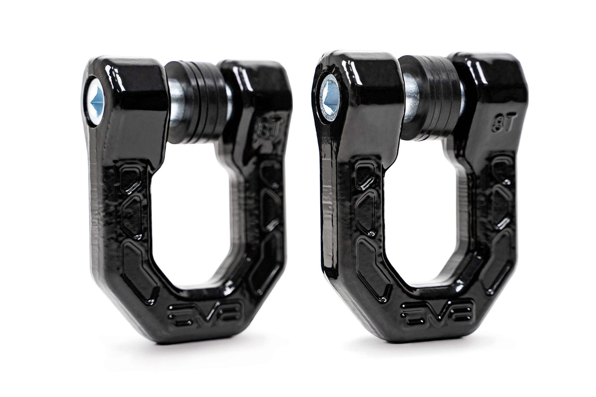 Elite Series 3/4" D-Ring Shackles , Pair