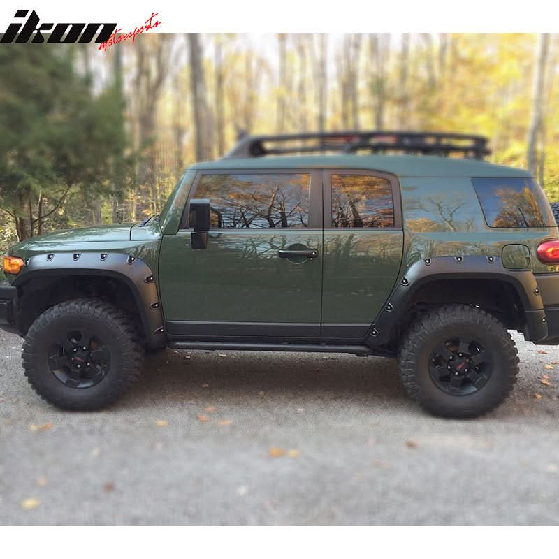 2007-2015 Toyota FJ Cruiser Pocket Fender Flares Wheel Cover ABS 4PC