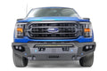 Fab Fours FF21-X4751-1 Matrix No Guard front bumper on 2021–2023 Ford F-150; optional winch and lights shown