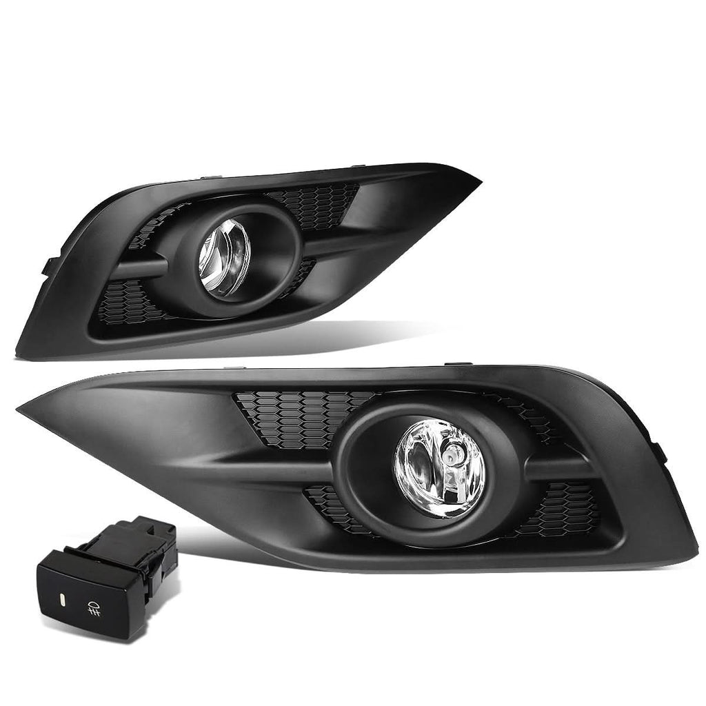 2012-2014 Honda CR-V Black Trim Fog Lights w/ Switch & H11 Bulb
