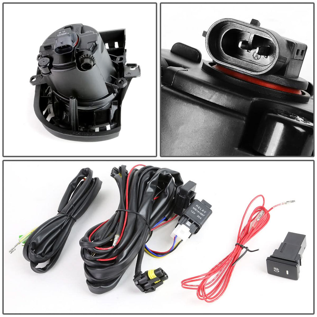2014-2016 Scion tC Fog Lights with Switch & Bezel - Smoke