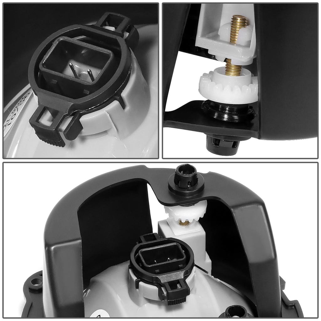 2007-2012 Ford Escape Fog Lights with Switch - Chrome/Clear