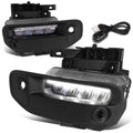 2019-2022 RAM 1500 LED DRL Fog Lights Chrome Clear