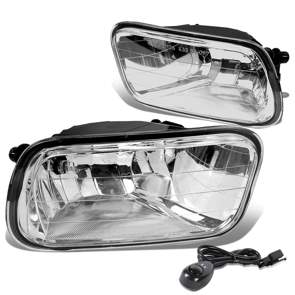 09-12 Dodge Ram 1500/2500/3500 Fog Lights with Switch H10 Chrome