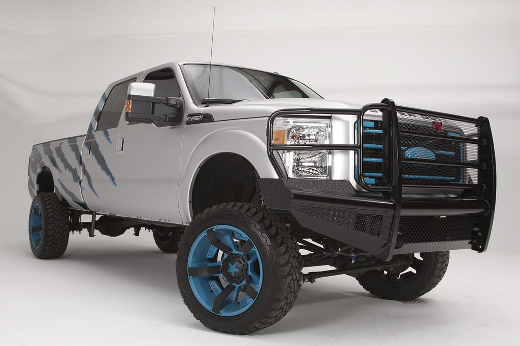 Black Steel Front Bumper • Ford Super Duty