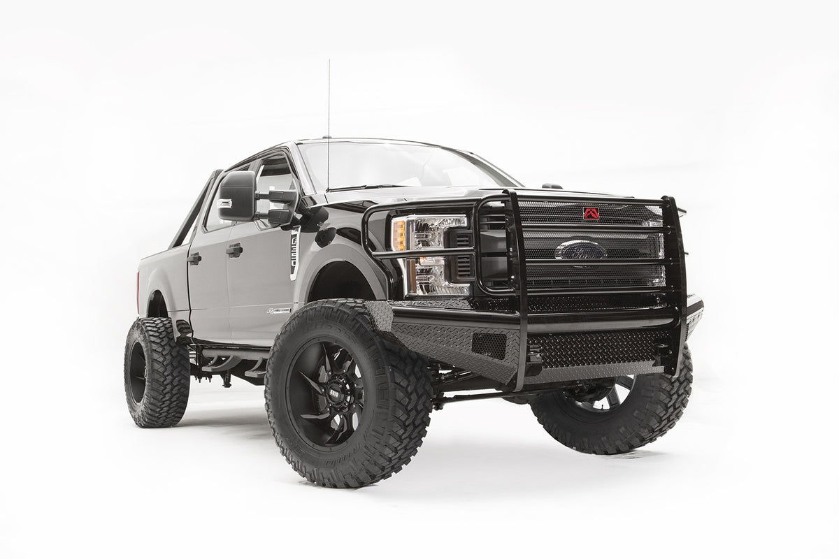 Black Steel Front Bumper • Ford Super Duty