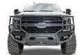 Fab Fours FS17-X4150-1 2017-2022 Open Fender Matrix / Full Guard / Powder Coat front bumper; optional accessories shown