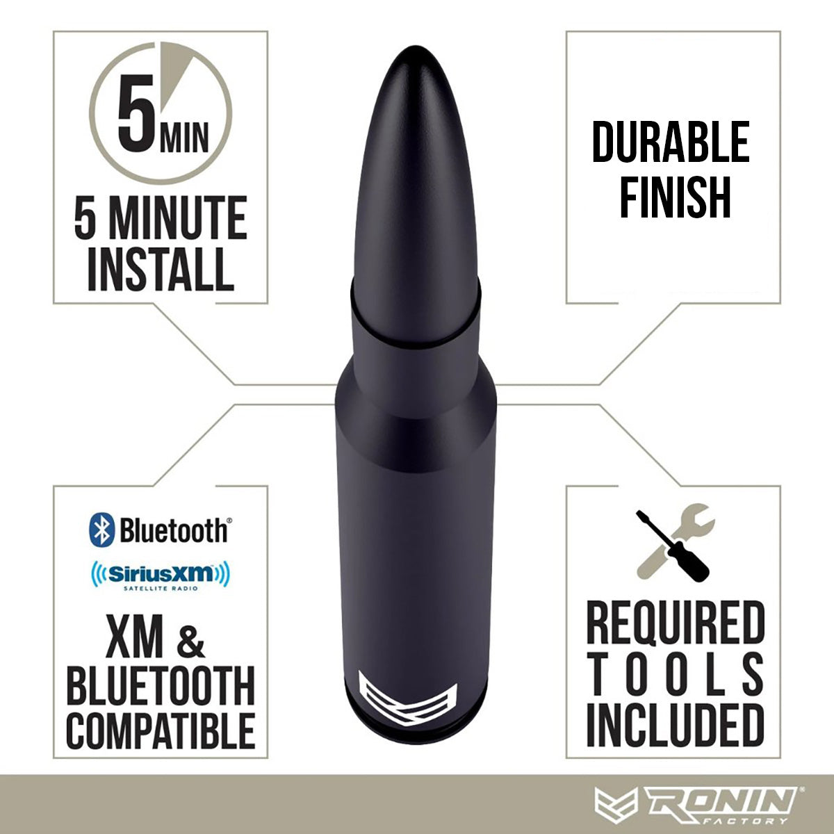 SMARTLOCK™ BULLET ANTENNA FOR FORD
