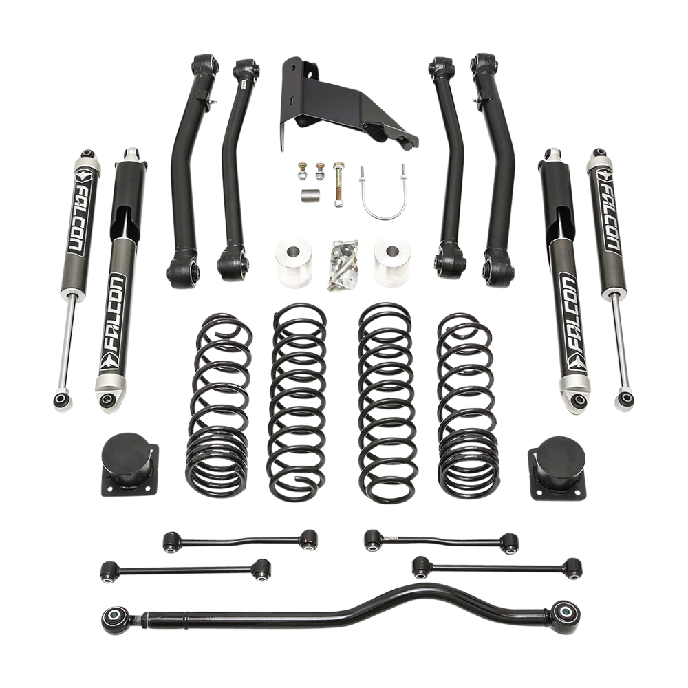 2020-2026 Jeep JT Gladiator Terrain Flex Max 4-Arm Kit With Falcon 2.1 Shocks