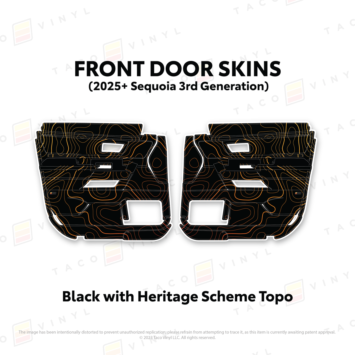 2023+ Sequoia Door Skins