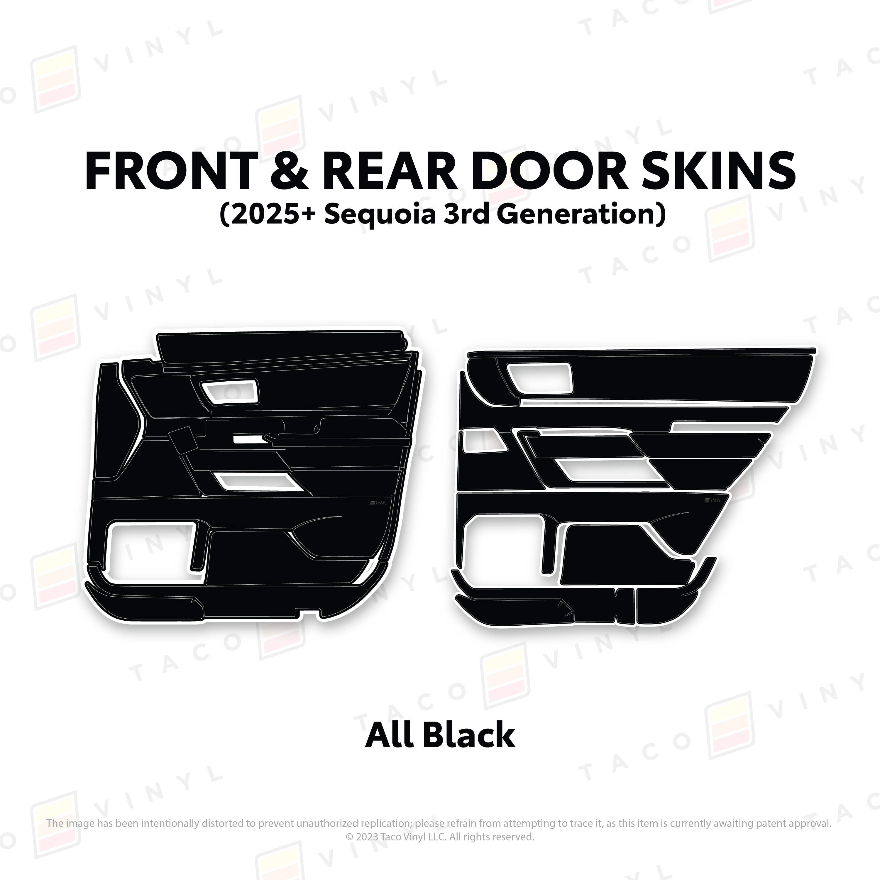 2023+ Sequoia Door Skins