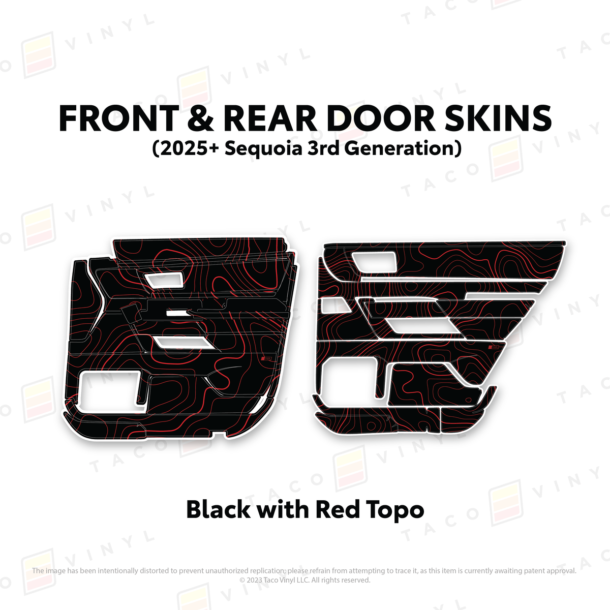 2023+ Sequoia Door Skins