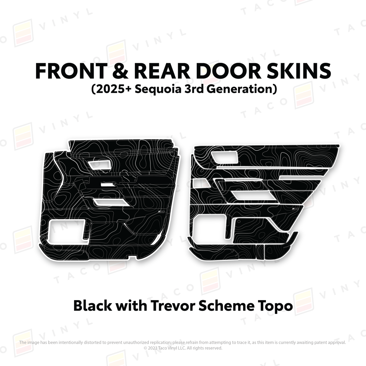 2023+ Sequoia Door Skins