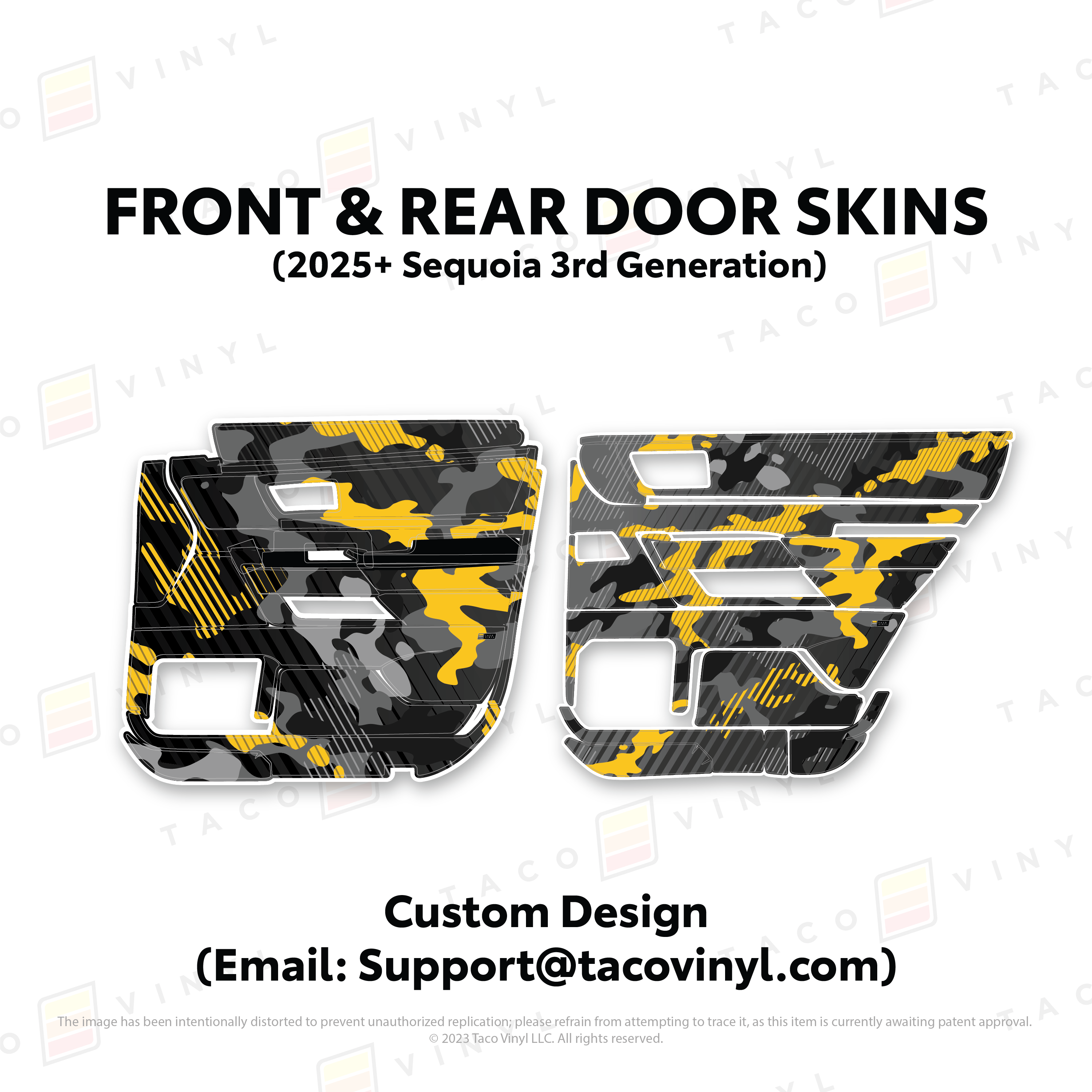 2023+ Sequoia Door Skins