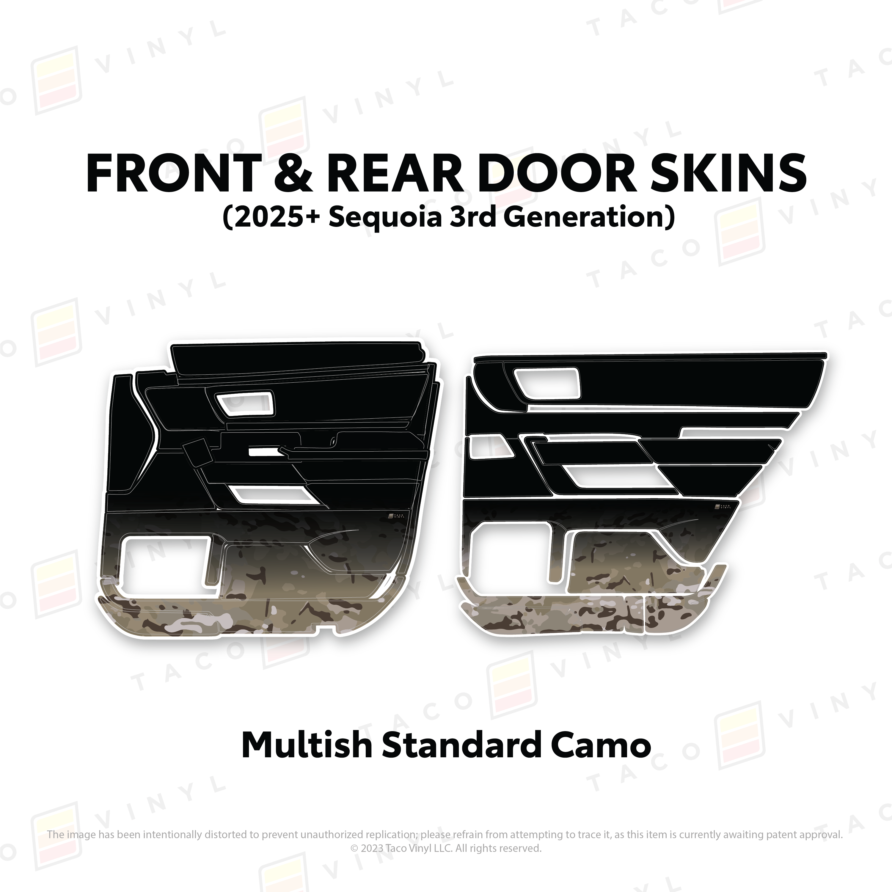 2023+ Sequoia Door Skins