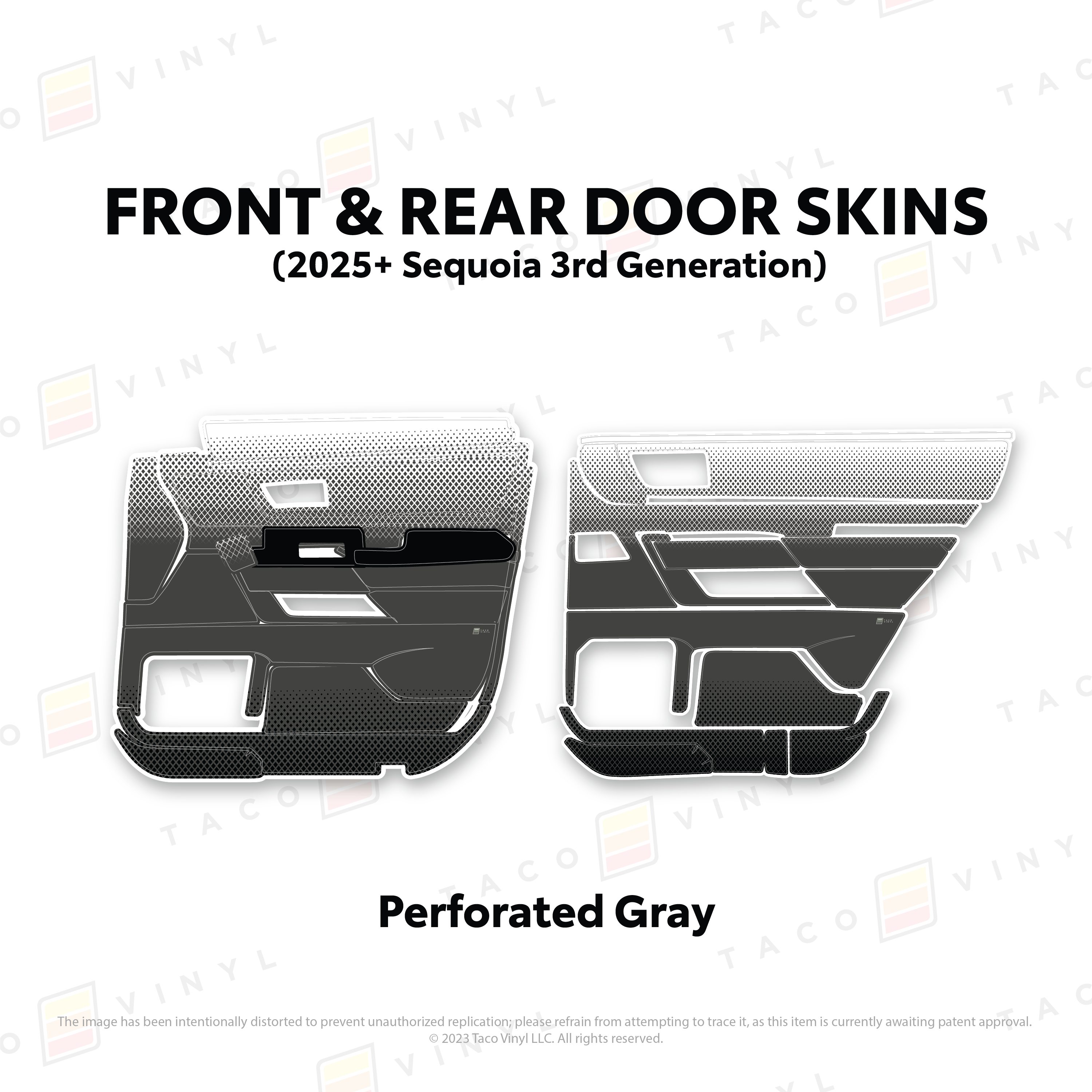 2023+ Sequoia Door Skins