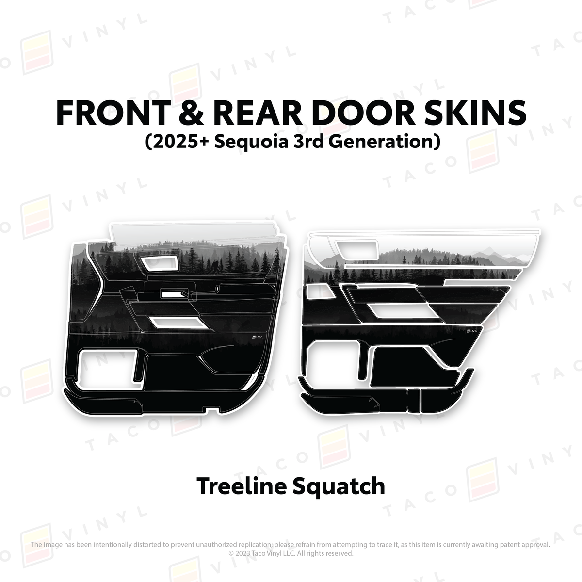 2023+ Sequoia Door Skins