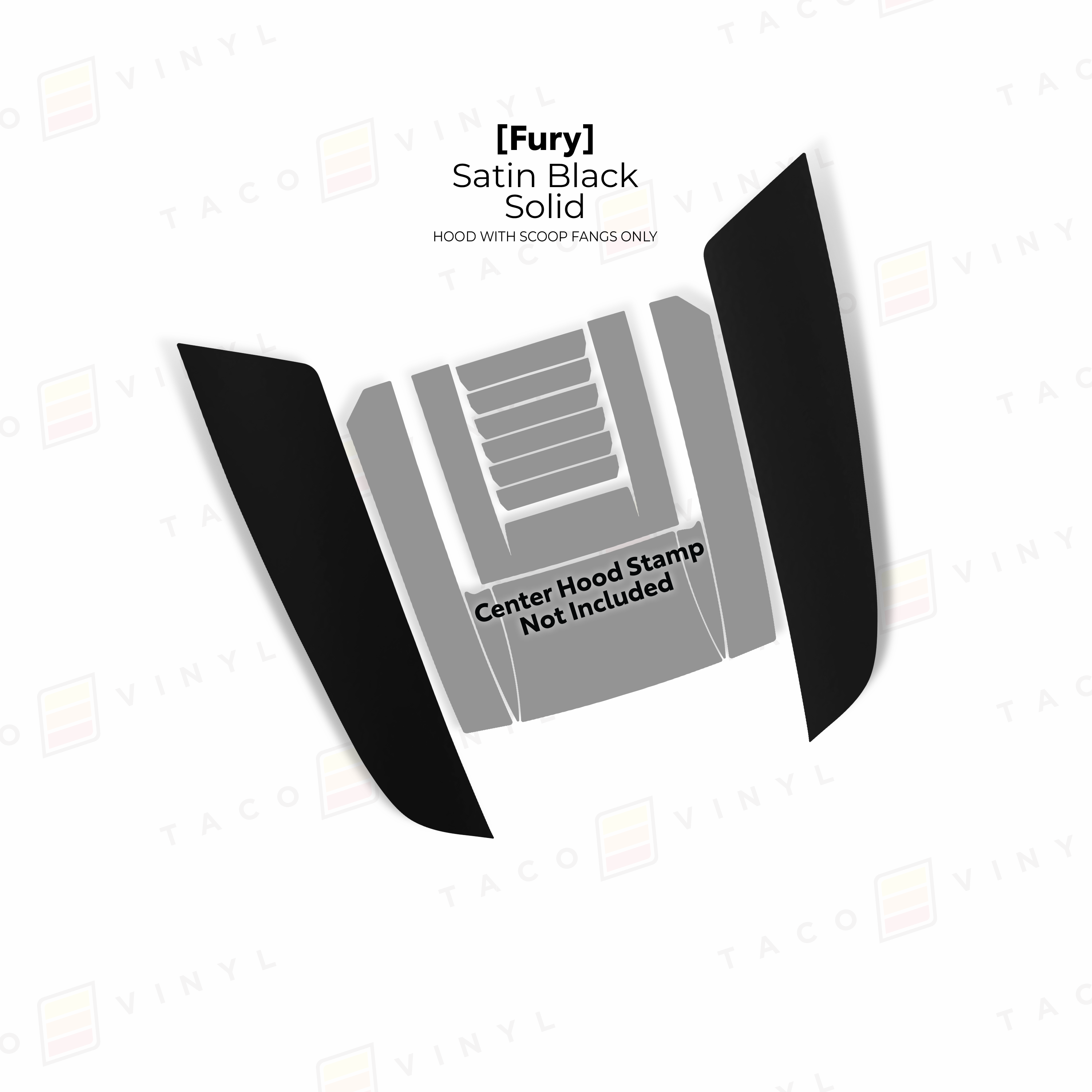 2024+ Tacoma/2025+ 4Runner Fury Hood Scoop Stamp