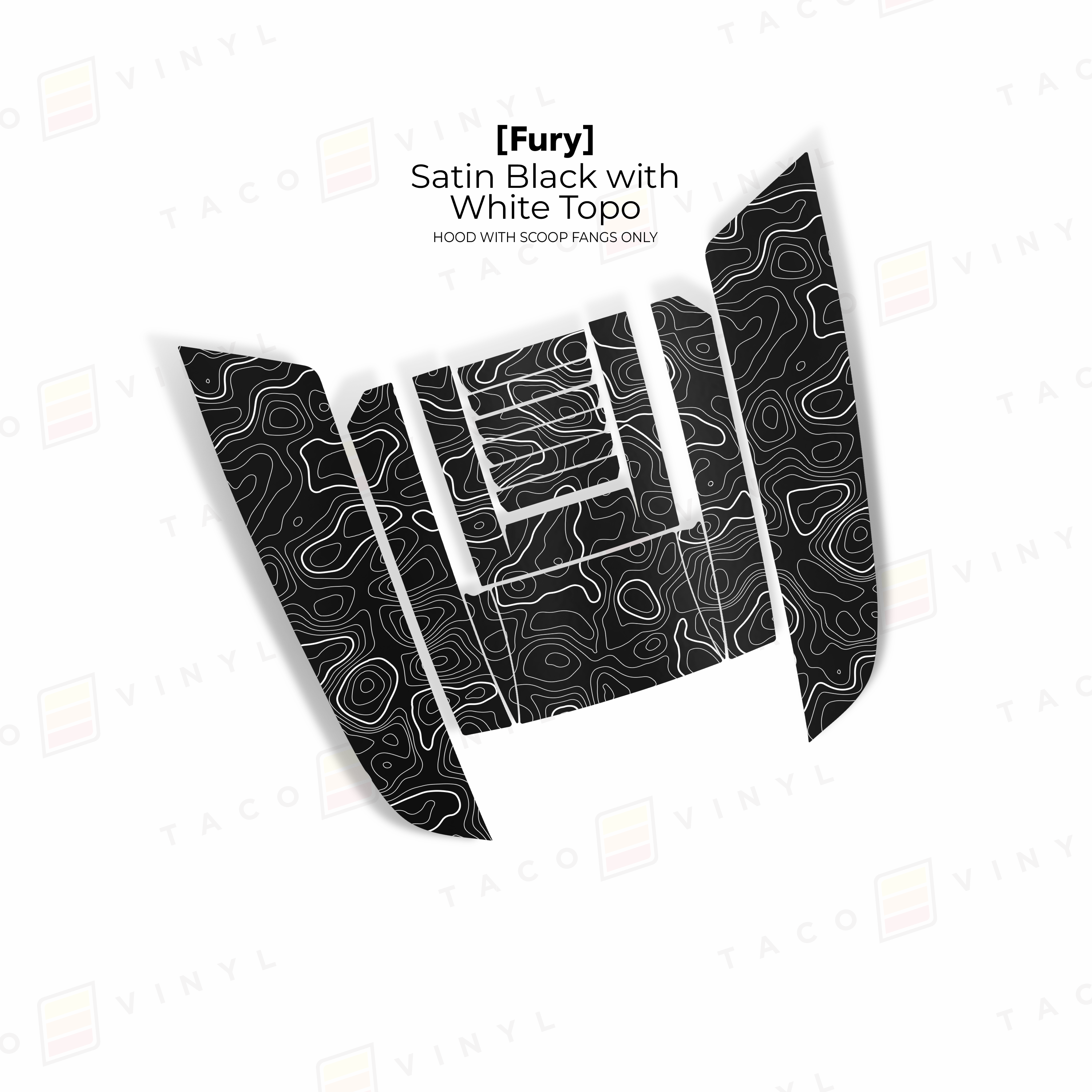2024+ Tacoma/2025+ 4Runner Fury Hood Scoop Stamp